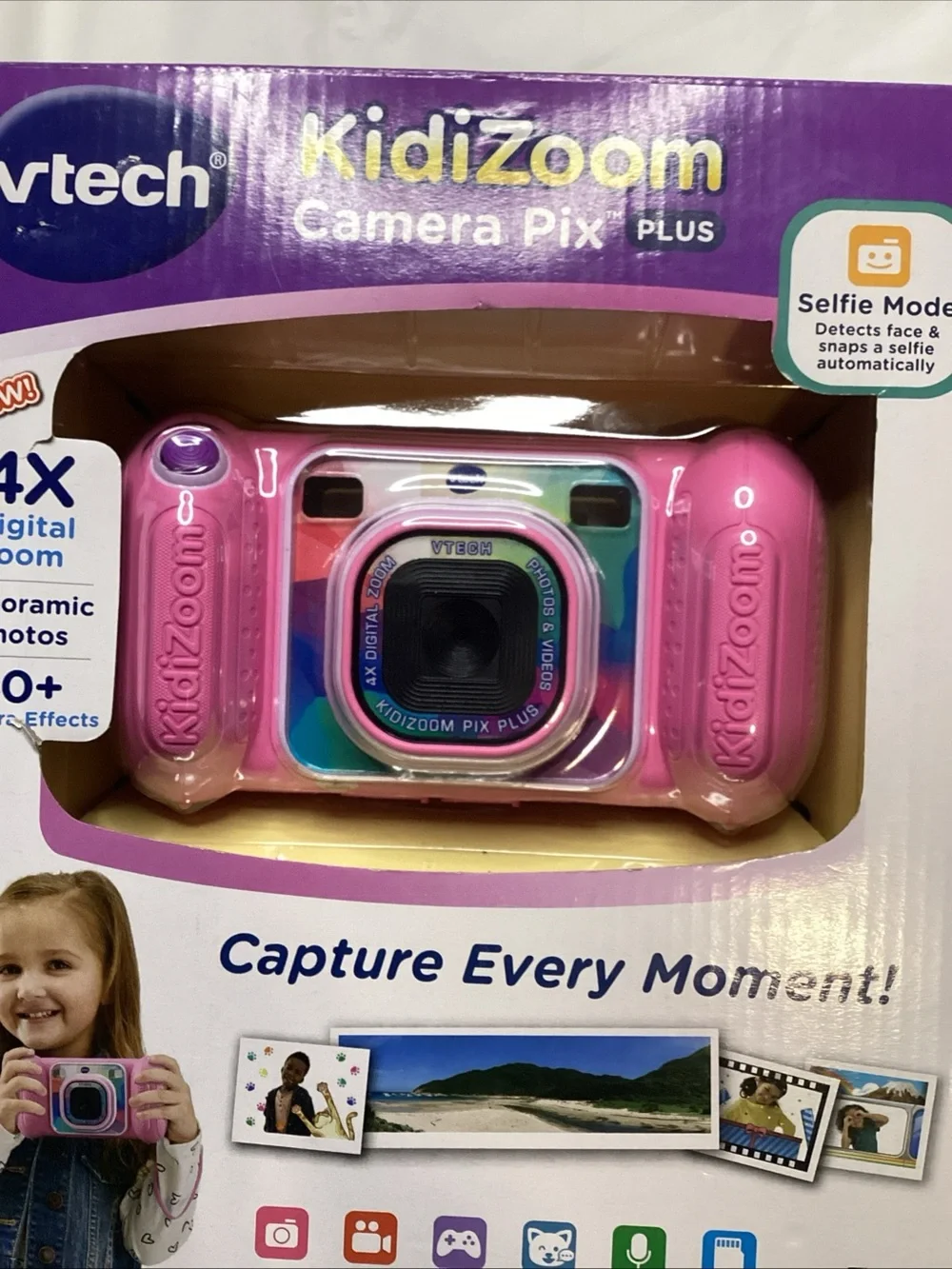 VTech KidiZoom Camera Pix Plus Kids Digital Camera - Pink